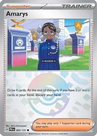 'Pokemon - 'Amarys 093/131  - Holofoil SV Prismatic Evolutions - Common
