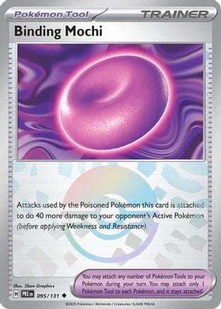 'Pokemon - 'Binding Mochi (Poke Ball Pattern) 095/131  - Holofoil SV Prismatic Evolutions - Uncommon