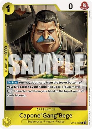 Capone"Gang"Bege (OP10-103) - Royal Blood Foil
