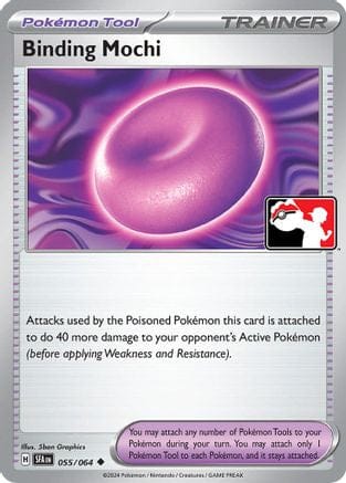 'Pokemon - 'Binding Mochi 055/064  Prize Pack Series Cards - Uncommon