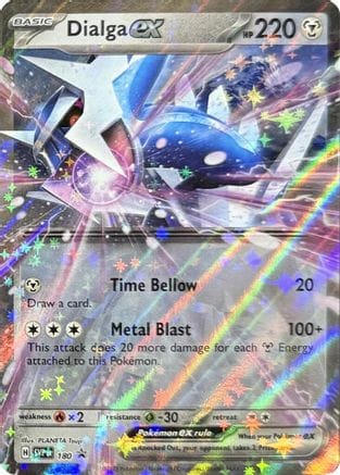 'Pokemon - 'Dialga ex 180  - Holofoil SV Scarlet & Violet Promo Cards - Promo