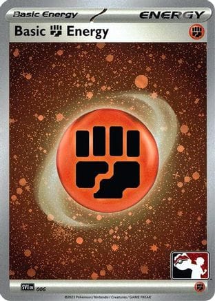 'Pokemon - 'Basic Fighting Energy 006  - Holofoil Prize Pack Series Cards - Common