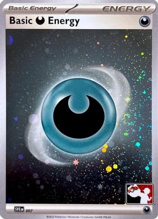 'Pokemon - 'Basic Darkness Energy 007  - Holofoil Prize Pack Series Cards - Common