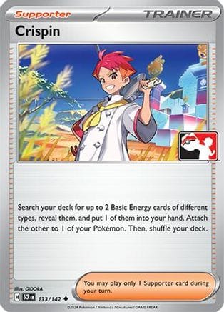 'Pokemon - 'Crispin 133/142  - Holofoil Prize Pack Series Cards - Uncommon