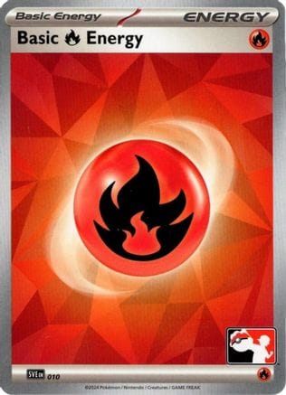 'Pokemon - 'Basic Fire Energy 010  Prize Pack Series Cards - Common