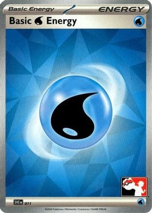 'Pokemon - 'Basic Water Energy 011  Prize Pack Series Cards - Common
