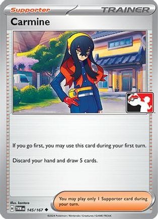 'Pokemon - 'Carmine 103/131  Prize Pack Series Cards - Uncommon