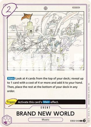 BRAND NEW WORLD (EB02-040) - Extra Booster: Anime 25th Collection Foil