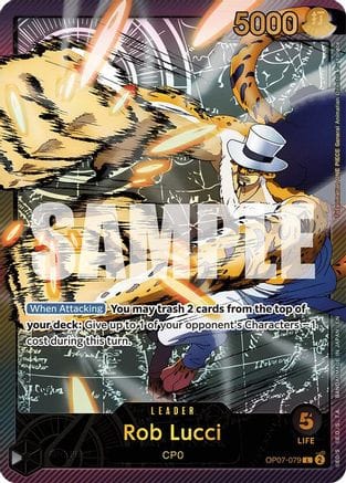 Rob Lucci (SPR) (OP07-079) - Extra Booster: Anime 25th Collection Foil