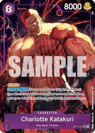 Charlotte Katakuri (067) (Alternate Art) (OP11-067) - A Fist of Divine Speed Foil