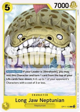 Long-Jaw Neptunian (OP11-103) - A Fist of Divine Speed