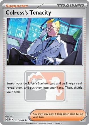 'Pokemon - 'Colress's Tenacity 057  - Reverse Holofoil League & Championship Cards - Promo