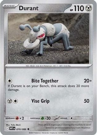 'Pokemon - 'Durant 070/086  SV White Flare - Uncommon