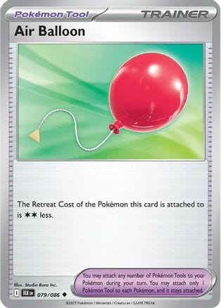 'Pokemon - 'Air Balloon 079  SV Black Bolt - Uncommon
