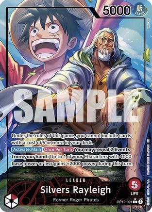 Silvers Rayleigh (Alternate Art) (OP12-001) - Legacy of the Master Foil