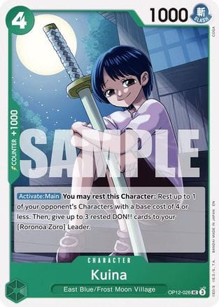 Kuina (OP12-026) - Legacy of the Master