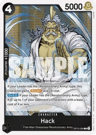 Hack (OP12-089) - Legacy of the Master Foil