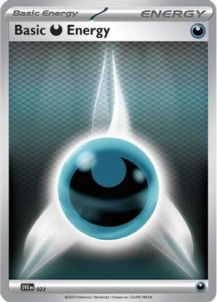 'Pokemon - 'Basic Darkness Energy 023  SVE Scarlet & Violet Energies - Common