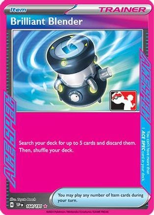 'Pokemon - 'Brilliant Blender 164  - Holofoil Prize Pack Series Cards - ACE SPEC Rare