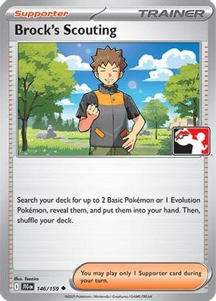'Pokemon - 'Brock's Scouting 146/159  Prize Pack Series Cards - Uncommon