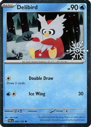 'Pokemon - 'Delibird (Holiday Calendar) 046  - Holofoil Miscellaneous Cards & Products - Common