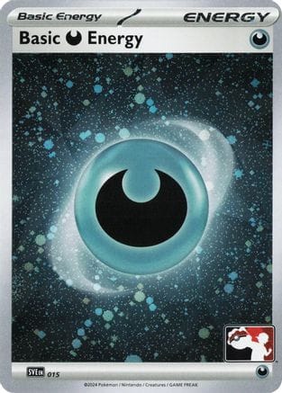 'Pokemon - 'Basic Darkness Energy 015  - Holofoil Prize Pack Series Cards - Common