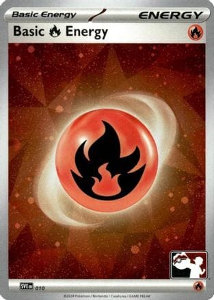 'Pokemon - 'Basic Fire Energy 010  - Holofoil Prize Pack Series Cards - Common