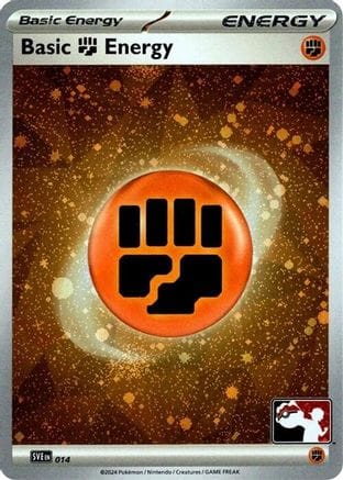 'Pokemon - 'Basic Fighting Energy 014  - Holofoil Prize Pack Series Cards - Common
