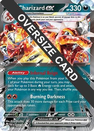 'Pokemon - 'Charizard ex 054/091  - Holofoil Jumbo Cards - Double Rare