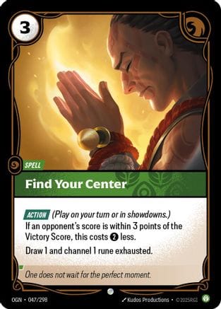 Find Your Center (047/298) - Origins Foil