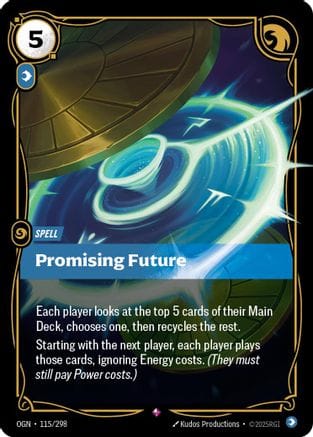 Promising Future (115/298) - Origins Foil