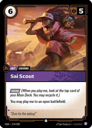 Sai Scout (174/298) - Origins Foil