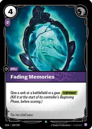 Fading Memories (180/298) - Origins Foil