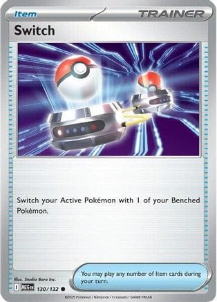 'Pokemon - 'Switch 130/132  ME01 Mega Evolution - Common