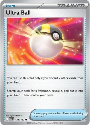 'Pokemon - 'Ultra Ball 131/132  ME01 Mega Evolution - Common