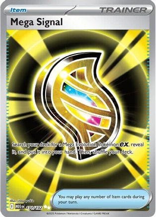 'Pokemon - 'Mega Signal 171/132  - Holofoil ME01 Mega Evolution - Ultra Rare