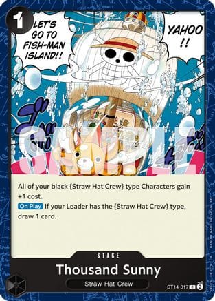 Thousand Sunny (Reprint) (ST14-017) - Premium Booster -The Best- Vol. 2