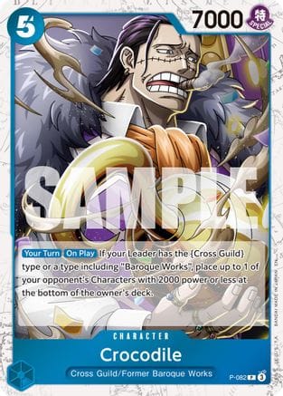 Crocodile - P-082 (Pirate Foil) (P-082) - Premium Booster -The Best- Vol. 2 Foil