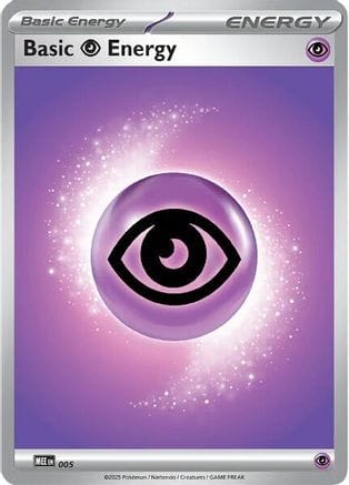 'Pokemon - 'Basic Psychic Energy 005  - Reverse Holofoil MEE Mega Evolution Energies - Common