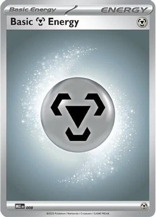 'Pokemon - 'Basic Metal Energy 008  MEE Mega Evolution Energies - Common