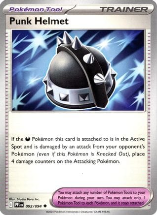 'Pokemon - 'Punk Helmet 092  ME02 Phantasmal Flames - Uncommon