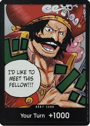 DON!! Card (Gol.D.Roger) - Carrying On His Will Foil