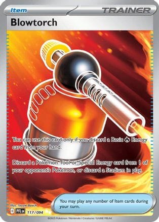 'Pokemon - 'Blowtorch 117/094  - Holofoil ME02 Phantasmal Flames - Ultra Rare