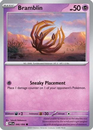 'Pokemon - 'Bramblin 046  ME02 Phantasmal Flames - Common