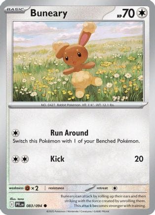 'Pokemon - 'Buneary 083  ME02 Phantasmal Flames - Common