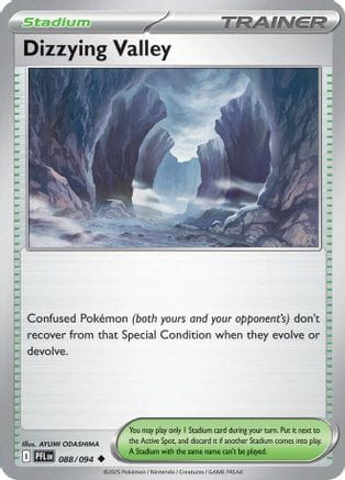 'Pokemon - 'Dizzying Valley 088  ME02 Phantasmal Flames - Uncommon