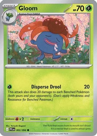 'Pokemon - 'Gloom 002  ME02 Phantasmal Flames - Common