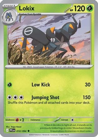 'Pokemon - 'Lokix 010  ME02 Phantasmal Flames - Uncommon