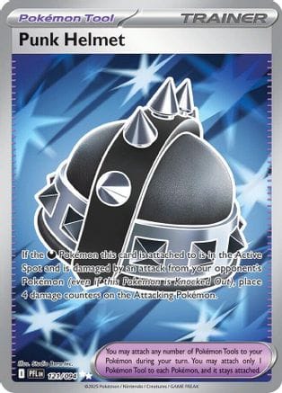 'Pokemon - 'Punk Helmet 121/094  - Holofoil ME02 Phantasmal Flames - Ultra Rare
