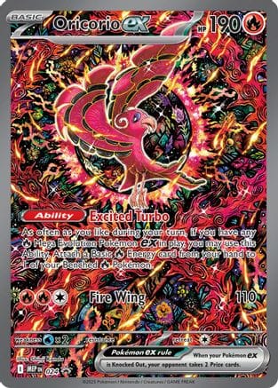 'Pokemon - 'Oricorio ex 024  - Holofoil ME Mega Evolution Promo - Promo